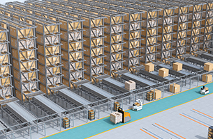 INVT Solution for Warehouse Conveyor Line